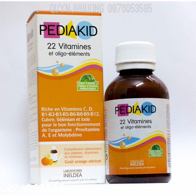 (Date 2021) Pediakid 22 vitamin 125ml