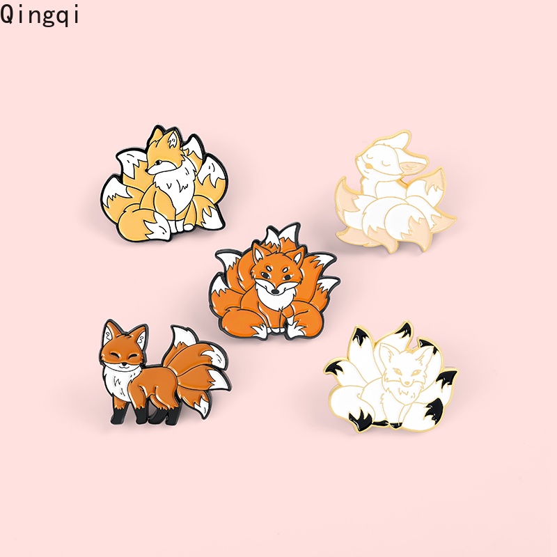 Huy hiệu cài áo MISS ZOE thiết kế hình chú cáo đáng yêu dành cho bé