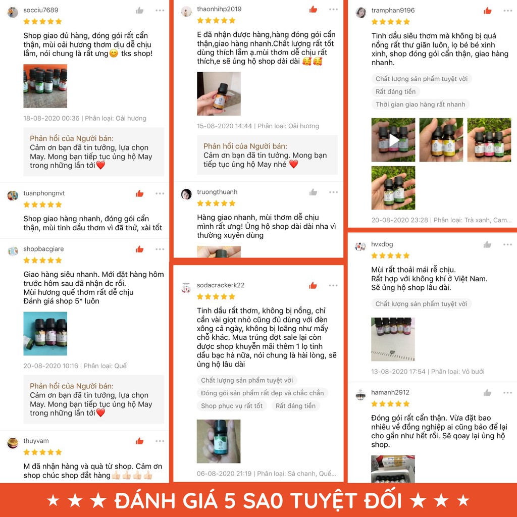 Tinh dầu Sả chanh thiên nhiên thơm phòng May Fragrance lọ 10 ml | Có kiểm nghiệm GC - MS | BigBuy360 - bigbuy360.vn