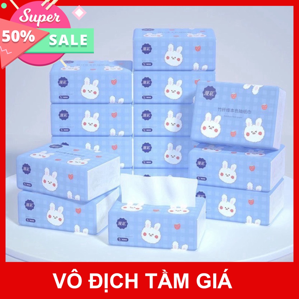 FREESHIP!!! Giấy Ăn Rút Hình Thỏ Siêu Hót [Bán Lẻ 1 Gói]