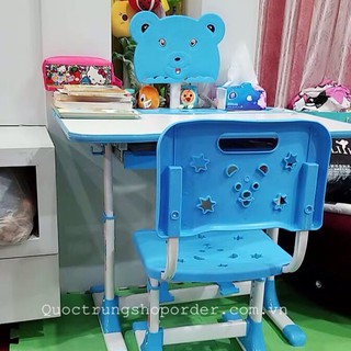 Bàn Học Chống Gù Cận Cho Bé (có đèn led)
