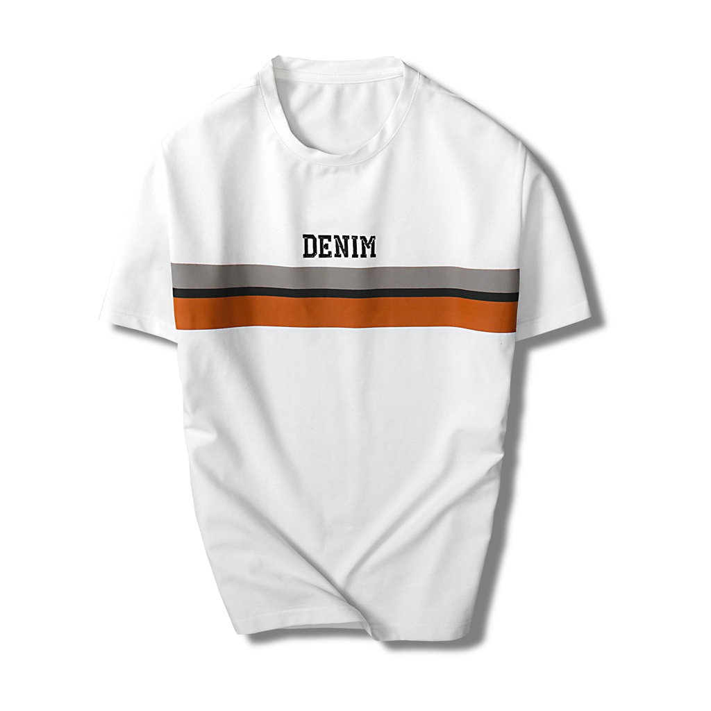 Áo thun nam cổ tròn DENIM01 nam tính, năng động, trẻ trung - HAFOS