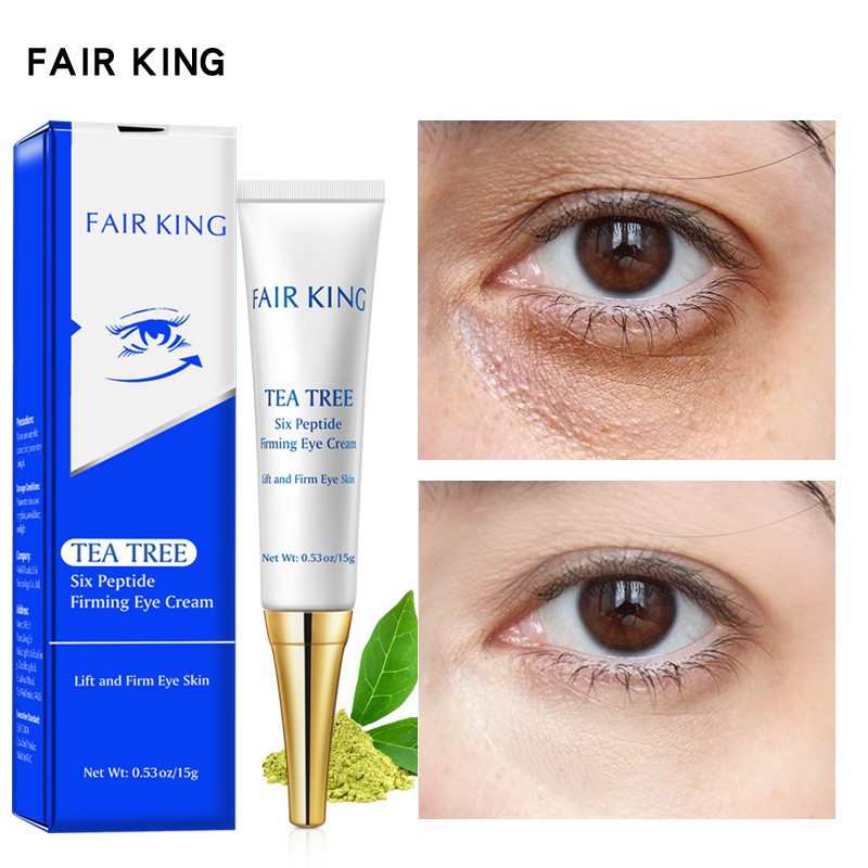 Kem dưỡng da mắt FAIR KING Six Peptide chống nếp nhăn lão hóa loại bỏ quầng thâm bọng mắt dưỡng ẩm làm trắng da 15g