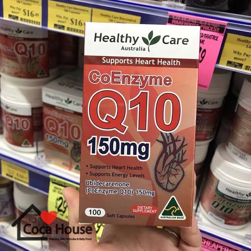 Q10 Healthy Care [Gift tặng kèm] bổ tim, ổn định huyết áp, chống đột quỵ