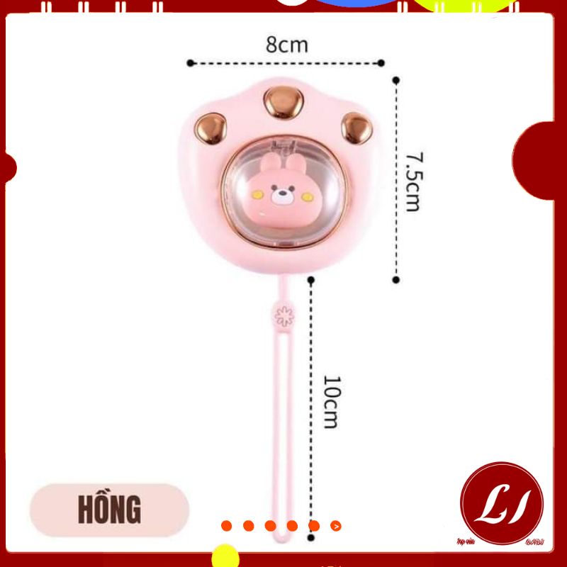 MÁY SƯỞI ẤM cầm tay mini sạc USB tiện lợi -TN