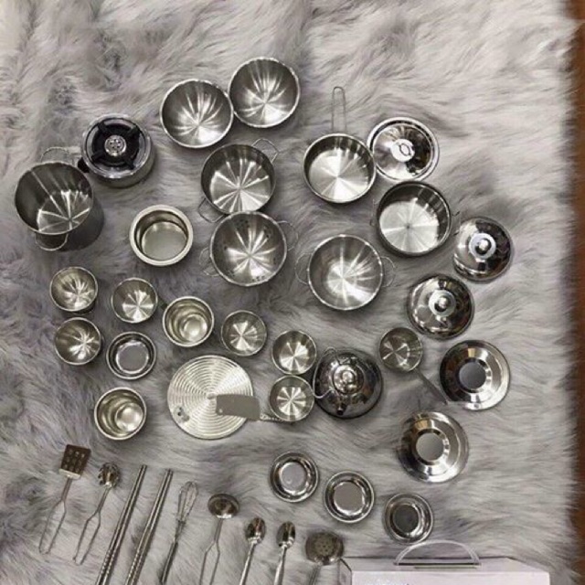 Bộ đồ chơi nấu ăn inox