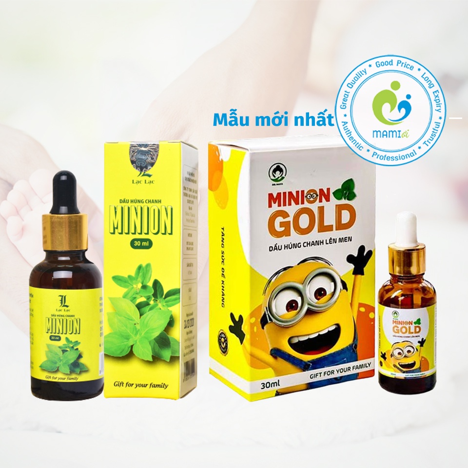 Tinh dầu Minion (30ml) xoa húng chanh giải cảm ho, giúp thư giãn ngủ ngon