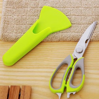 Kéo cắt gà 4 chức năng có nắp đậy an toàn cakeshop hcm