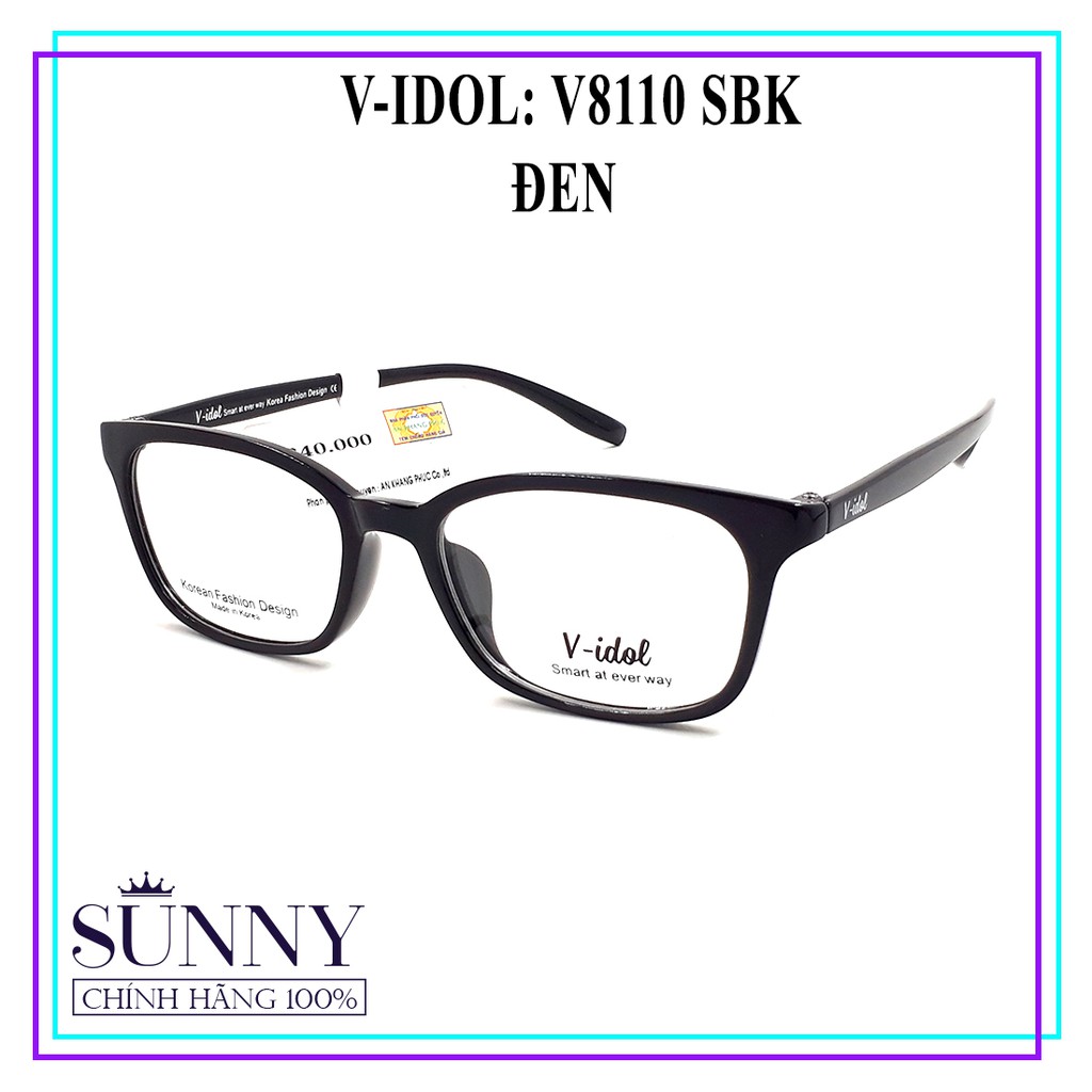 V8110 gọng kính V-idol chính hãng, thiết kế dễ đeo bảo vệ mắt