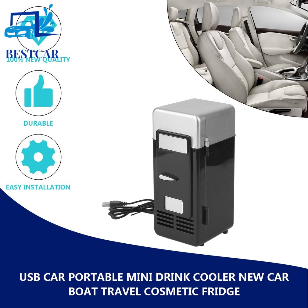 [Car Mini Fridge] 10W 5V USB Tủ Lạnh Mini Sạc Usb Cho Xe Hơi / Tàu Thuyền / Tủ lạnh tản nhiệt mini ô tô hyundai