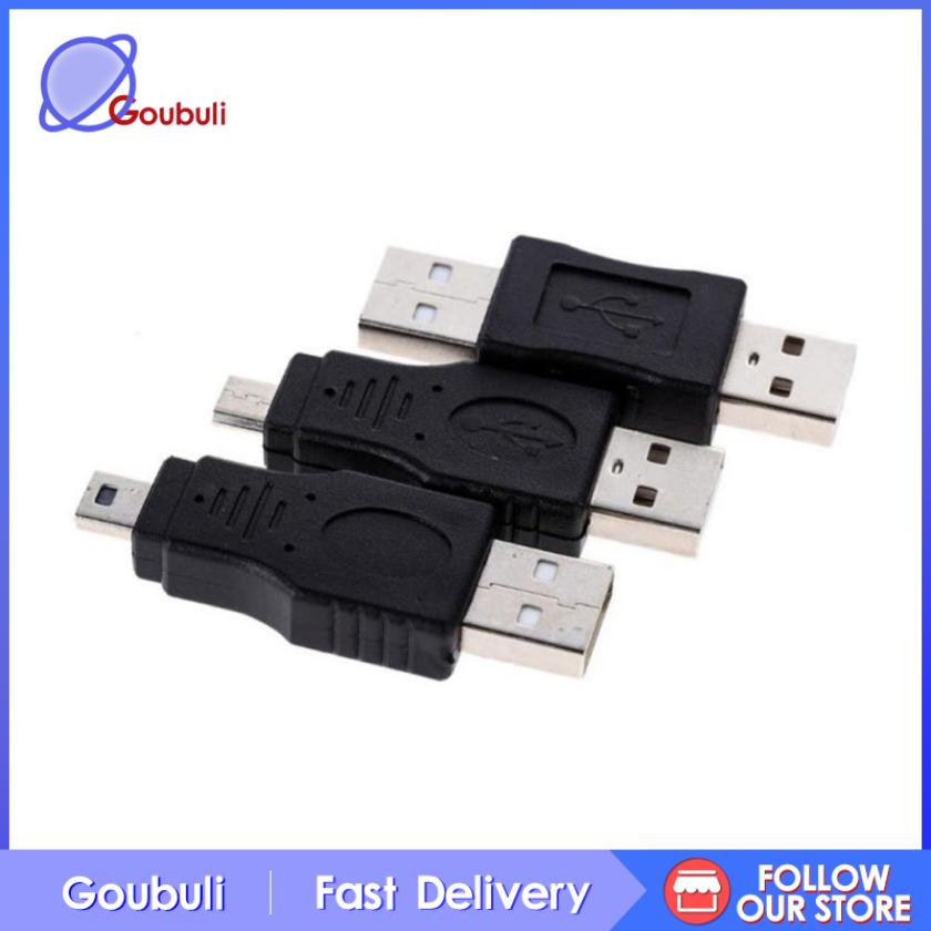 Set 12 Đầu Chuyển Đổi Otg Usb 2.0 A Male Sang Female Micro-B | BigBuy360 - bigbuy360.vn