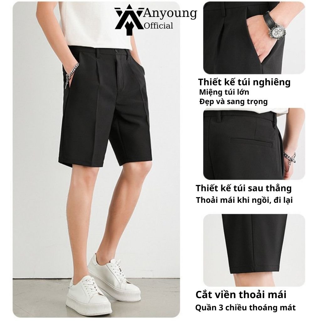 Quần Short Nam Anyoung Quần Đùi Nam Phong Cách Hàn Quốc Trẻ Trung Không Phai Màu Không Bai Xù Qs 315 Hottren 2022