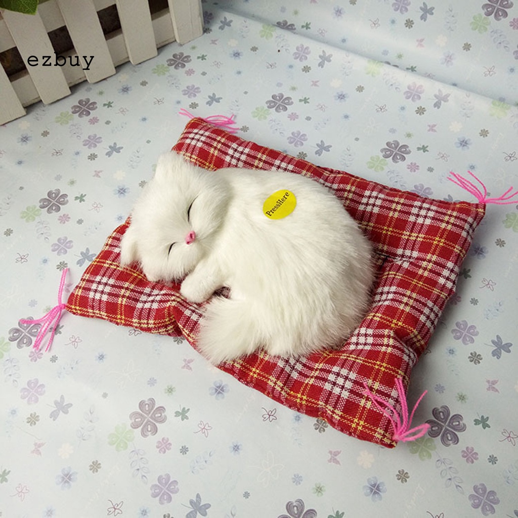 Mèo Nhồi Bông Mini Thoáng Khí Dễ Thương Dùng Làm Quà Tặng Cho Bé