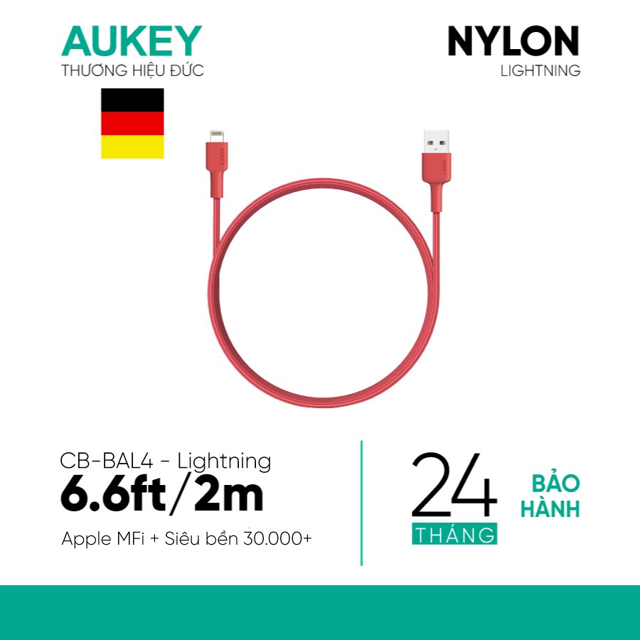 Cáp lightning Aukey CB-BAL4