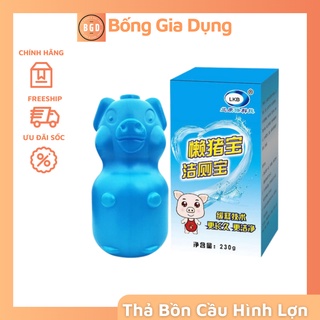 Lọ Thả Bồn Cầu Hình Lợn Tiết Kiệm Gấp 40 Lần Viên Thả