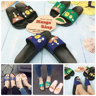 [XẢ KHO] Dép Line Friends Gấu Vịt cực độc lạ, cute