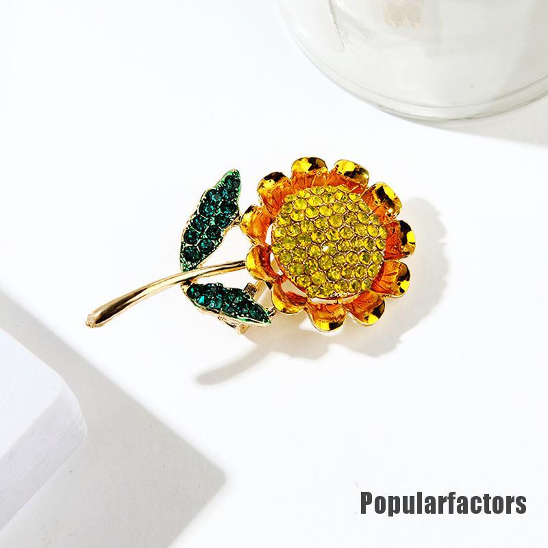 Ghim Cài Áo Hình Hoa Hướng Dương Thời Trang