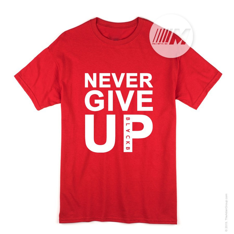 Áo Thun Liverpool Salah Never Give Up - áo in hình cầu thủ đẹp giá rẻ