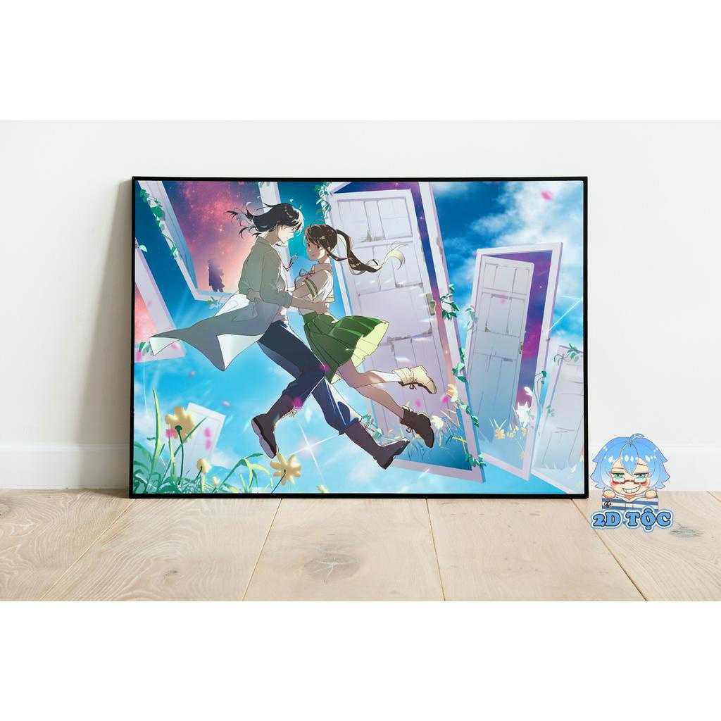 TRANH POSTER A3 Anime Manga Khóa chặt cửa nào Suzume Suzume no Tojimari (3) CHẤT LIỆU GIẤY CAO CẤP - 2D Tộc Shop