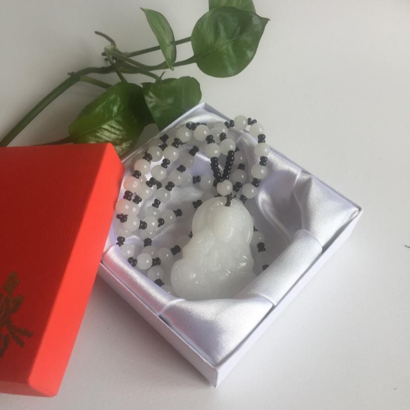 Dây chuyền phật Quan Âm đá Nhân tạo, Luôn mang lại bình an, độ trì cho gia chủ. (Mẫu)