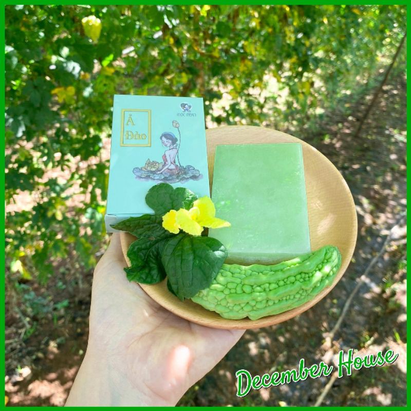 Xà Bông Nghệ - Mướp Đắng (Soap Ả Đào) Handmade Mộc Nhan Natural | BigBuy360 - bigbuy360.vn