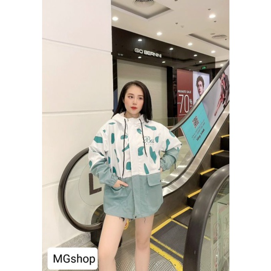 ÁO KHOÁC GIÓ NỮ PHỐI LOANG | BigBuy360 - bigbuy360.vn