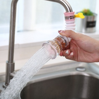 Vòi phun nước vòi hoa sen bằng đá y tế Vòi bếp Thiết bị chống nước Thiết bị tiết kiệm nước có khóa xoay 360 độ Bộ lọc nước máy chống nước chống bắn tung tóe