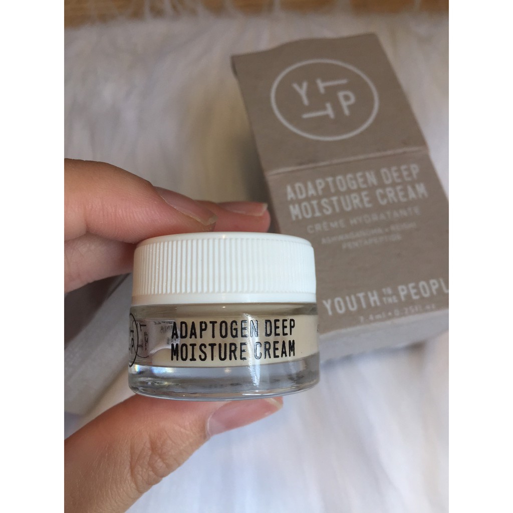 Kem dưỡng bảo vệ da YOUTH TO THE PEOPLE Adaptogen Deep Moisture Cream - 7.4ml