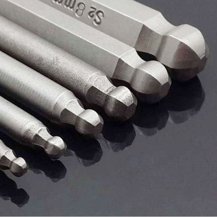 Bộ 7 mũi lục giác bi dài 65mm từ H2 đến H8 có nam châm