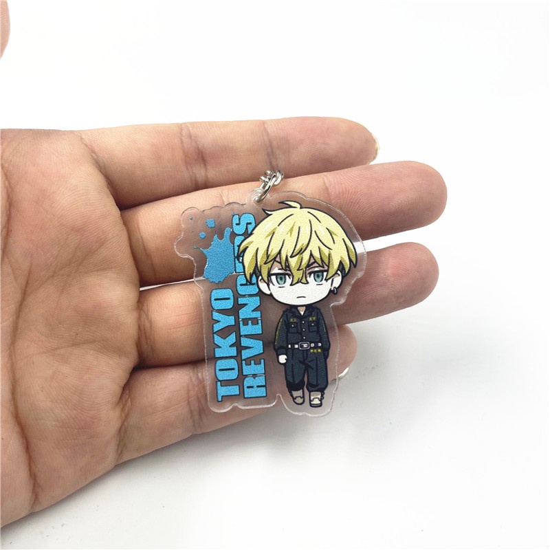 Móc Khóa Nhựa Acrylic Hai Mặt Họa Tiết Nhân Vật Sano Manjiro Trong Tokyo Ghoul