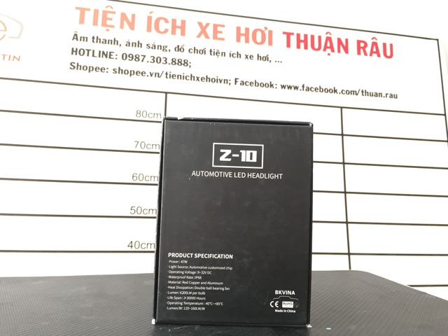 Đèn Led Z10, Z10s chân H4 đỉnh cao cho xe máy ô tô
