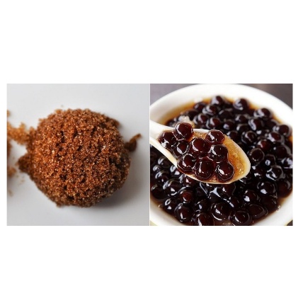 Đường Đen Hàn Quốc - Đường Nâu Nấu Trà Sữa, Nấu Chè, Sữa Tươi Trân Châu BEKSUL, SAMYANG 1Kg Hàng Nhập Khẩu