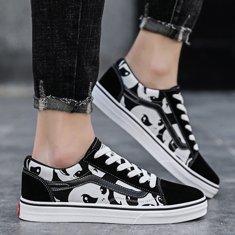 Giày Bata Canvas Cổ Thấp Size 35-44 Thời Trang Cho Nam Nữ | BigBuy360 - bigbuy360.vn