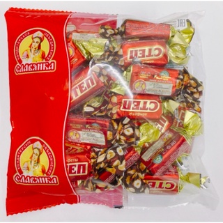 Túi 500g kẹo socola cten/ step nga đỏ