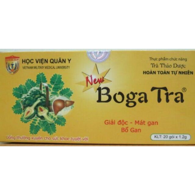 Trà Bổ Gan [Chính Hãng] Bogatra Học Viện Quân Y - Thanh Nhiệt Giải Độc Mát Gan