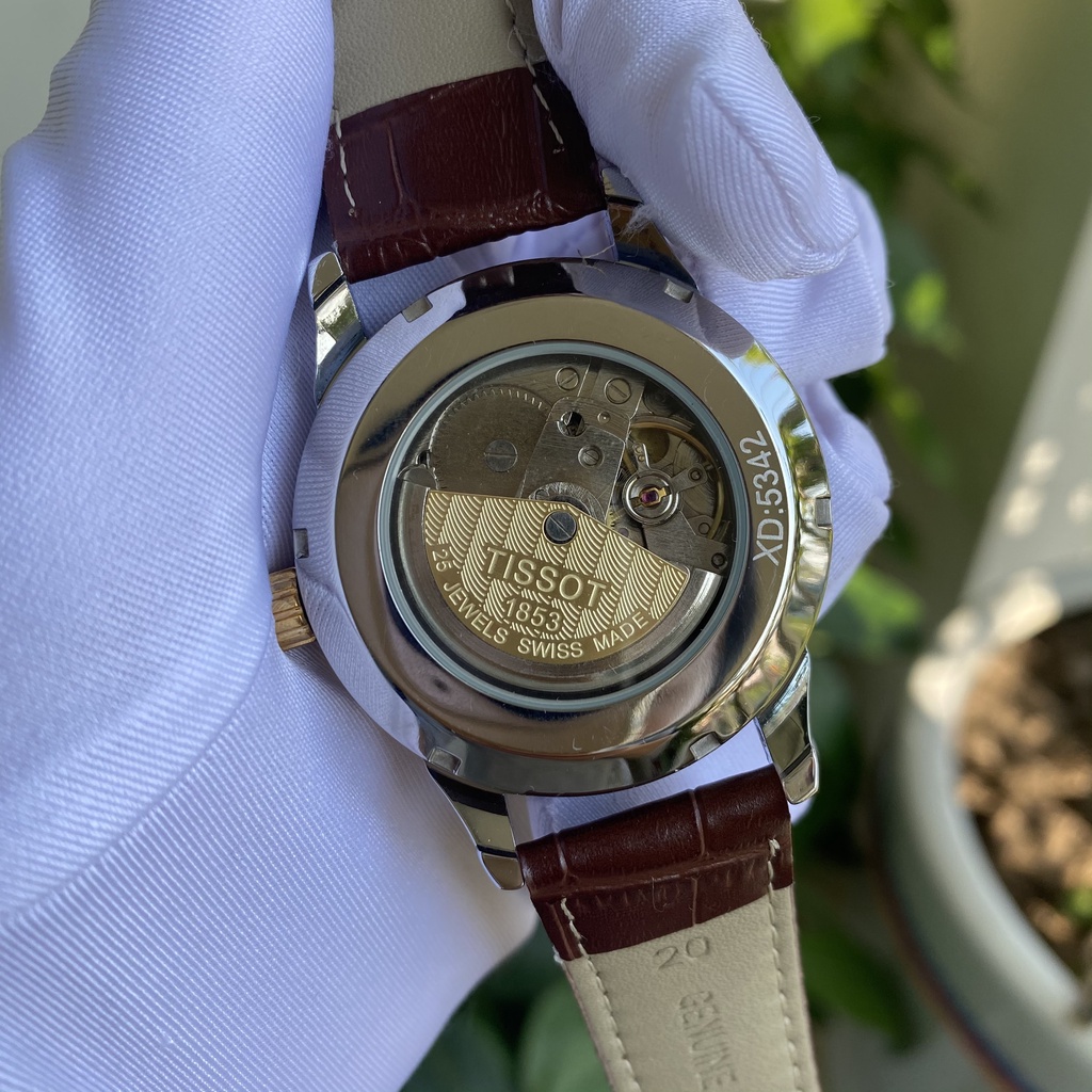 Đồng Hồ Nam TI.SSOT Dây Da Nâu Mặt Tròn Vàng máy cơ Automatic - Đồng Hồ AnhHuy | BigBuy360 - bigbuy360.vn