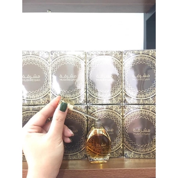 Tinh dầu nước hoa Dubai Mushrequah 15ml- Tinh dầu nước hoa cao cấp của Rasasi Top 1 Dubai
