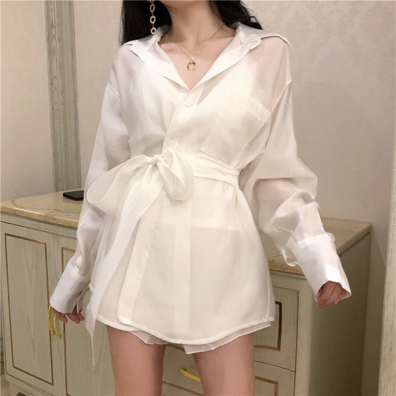 Set áo sơmi Ulzzang Organza phong cách 💖FREESHIP💖set sơmi nữ hàn quốc hottrend TM99112 | BigBuy360 - bigbuy360.vn