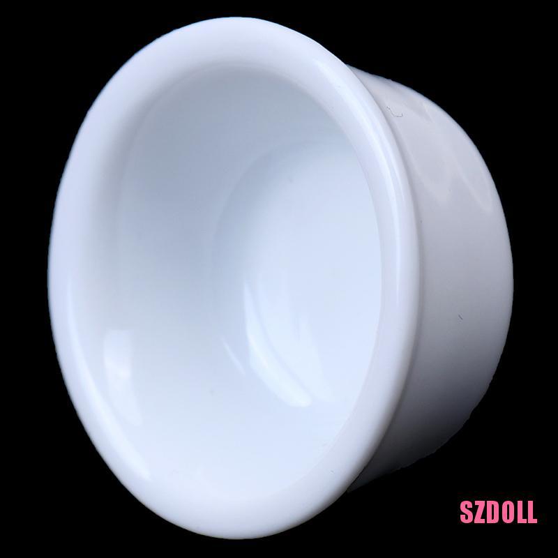 Mô Hình Chậu Hoa Trắng Bằng Gốm Tỉ Lệ 1:12 Dành Cho Nhà Búp Bê SZDOLL6