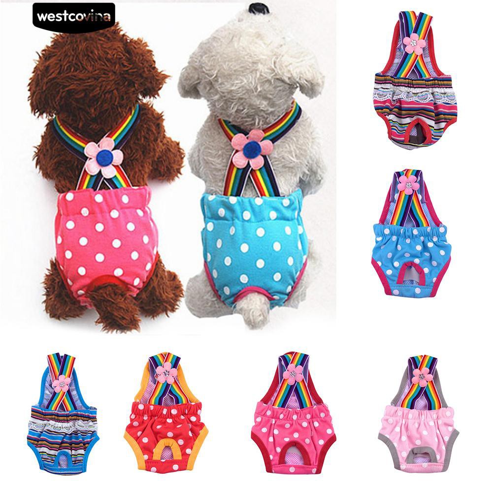 Quần Tã Họa Tiết Chấm Bi Cho Thú Cưng