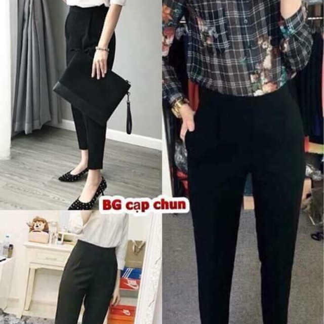 Quần baggy cạp chun