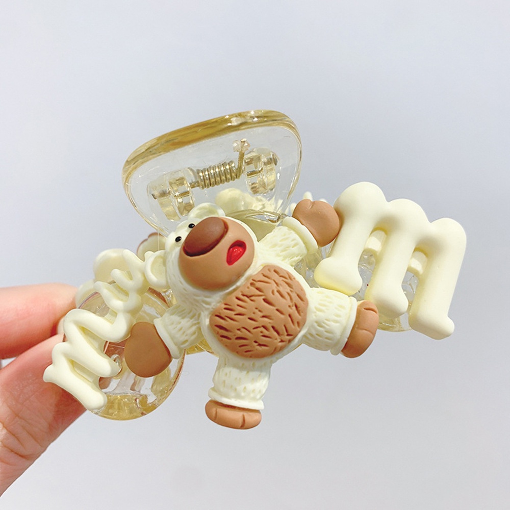 Kẹp tóc hình gấu hoạt hình phong cách hàn quốc xinh xắn cho nữ