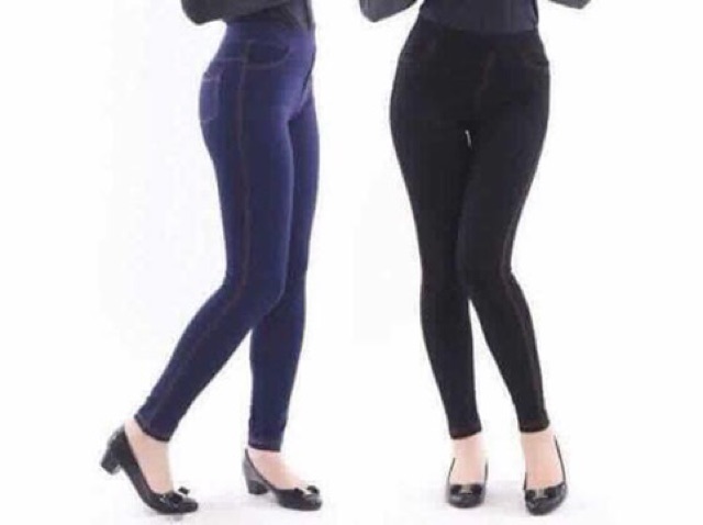 Quần Legging Giả Jean Dài - Giả Bò Jean Nữ Cao Cấp Big Size Chất Thun Dày Dặn Cao Cấp Mềm Mịn Co Giãn | BigBuy360 - bigbuy360.vn