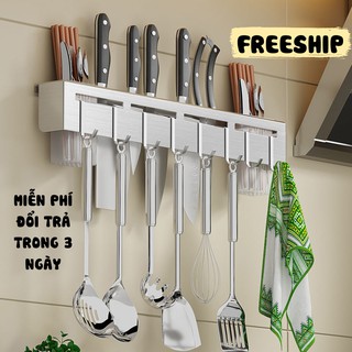 Giá Treo Đồ Đa Năng,Giá Cài Dao, Kéo, Đồ Dùng Nhà Bếp Đa Năng Bằng Inox Không Gỉ IKA.HOME