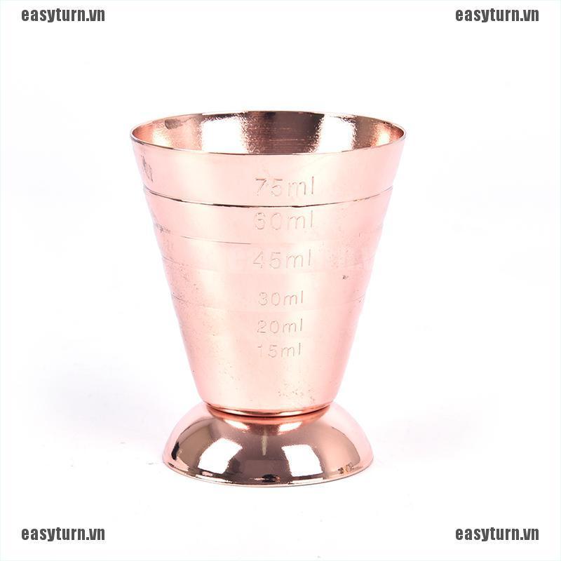 EASTN 75ML Stainless Steel Measure Jigger Spirit Bar Mixed Cocktail Beaker Drink Cup