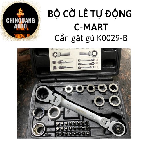 Bộ cờ lê tự động GẬT GÙ C-Mart K0029-C 36 MÓN