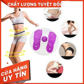 ĐĨA XOAY EO HÌNH BÀN CHÂN (tập thể dục giữ dáng)