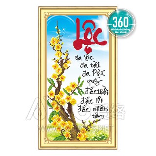 Tranh đính đá lộc 77306