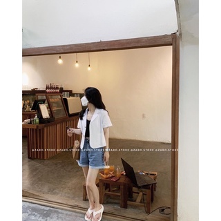Áo blazer ngắn tay [Hình thật]