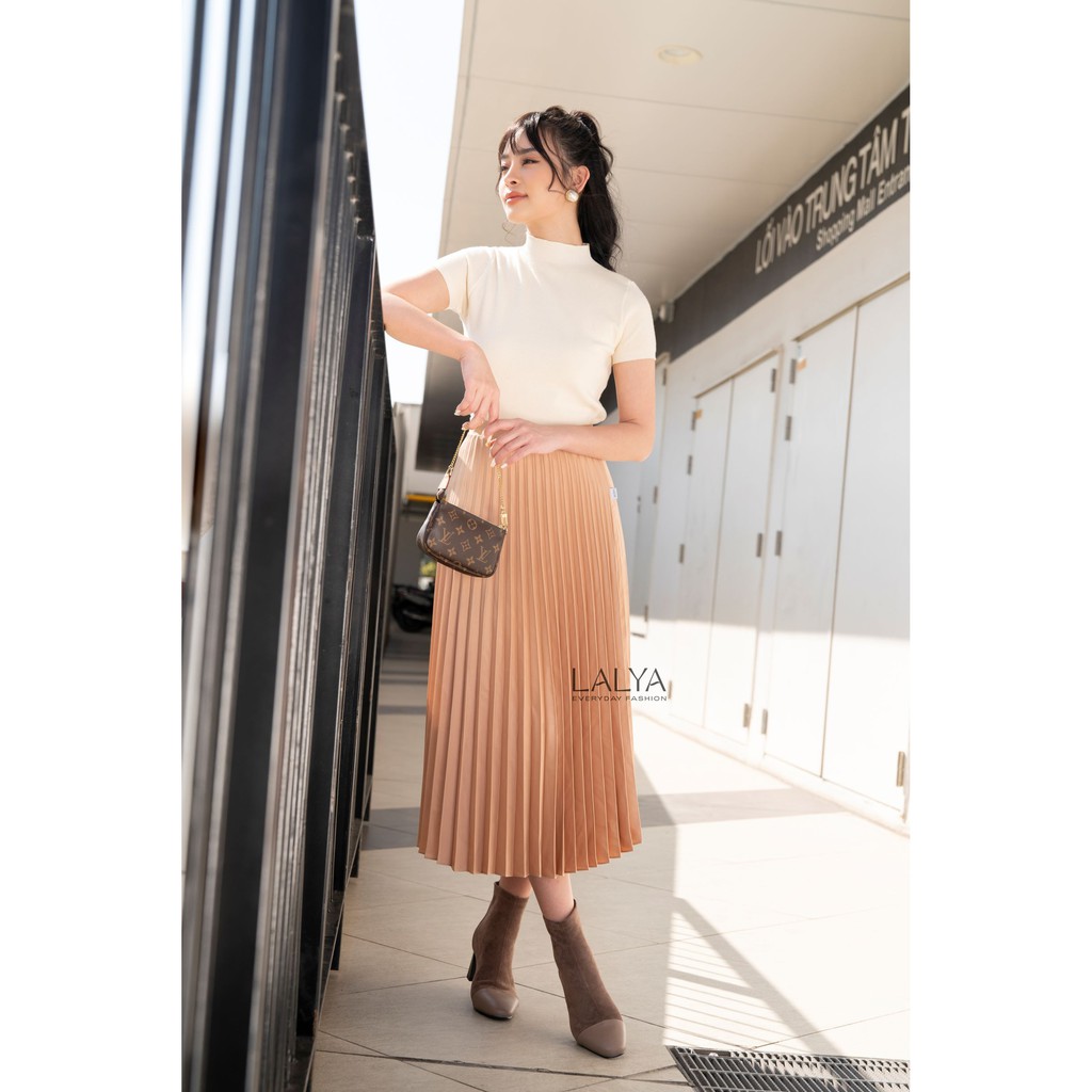 LALYA_Áo len cộc tay basic